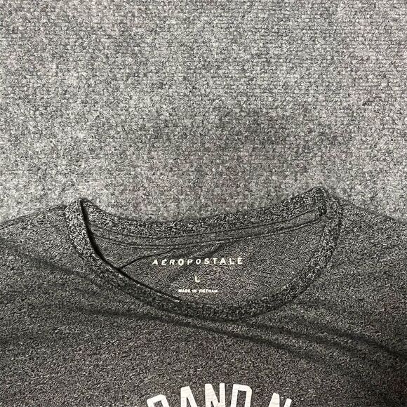 Aeropostale Men's Graphic Logo T-Shirt Gray Size Large Casual Short Sleeve - Picture 4 of 7